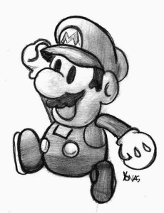 Dibujos A L Piz De Mario Bros Dibujos A Lapiz