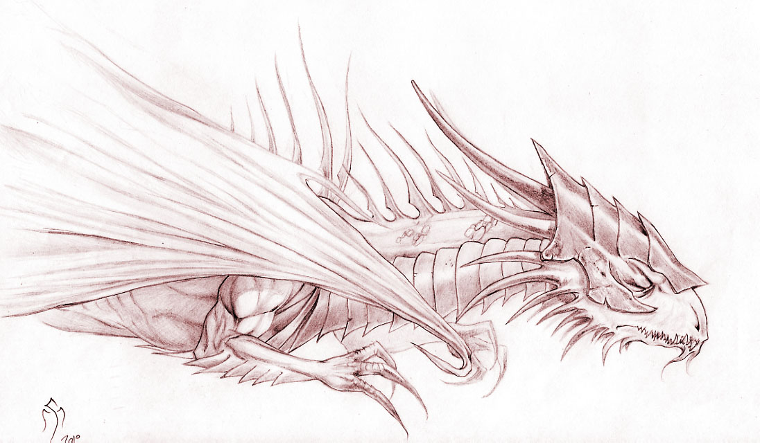  Dibujos a lápiz de dragones