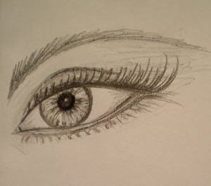 como dibujar a lapiz ojos (1)