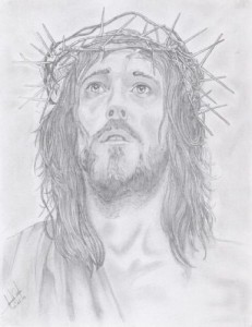 dibujos a lapiz jesus (3)