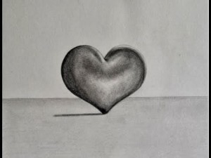 Dibujos a lápiz con corazones (6)