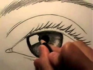 Dibujos a lápiz de ojos (3)