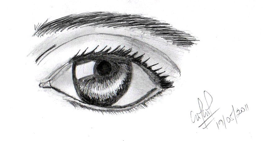15 opciones de dibujos a lápiz de ojos | Dibujos a lapiz