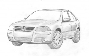 11 Dibujos a lapiz de autos (9)