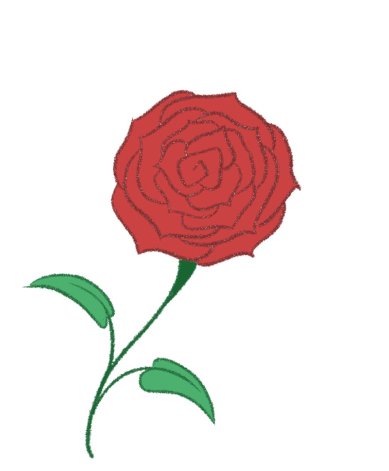 Cómo dibujar una rosa roja paso a paso | Dibujos a lapiz